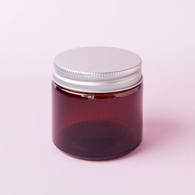 DISCONTINUED - 4 oz Amber Glass Jar